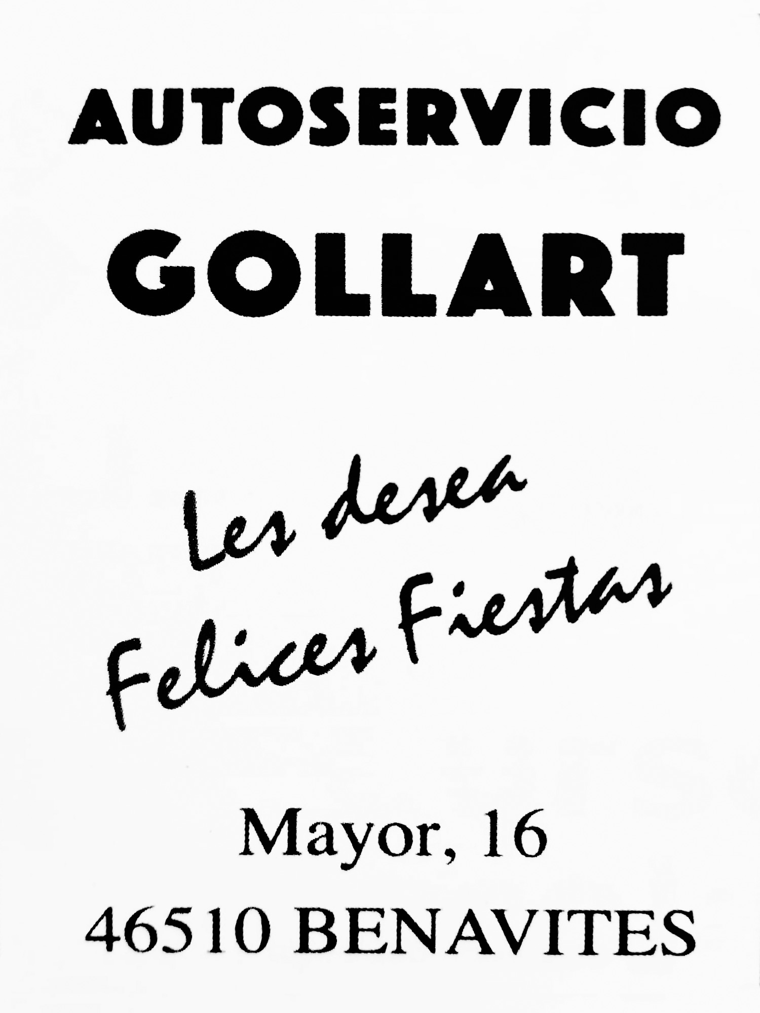 AUTOSERVICIO GOLLART